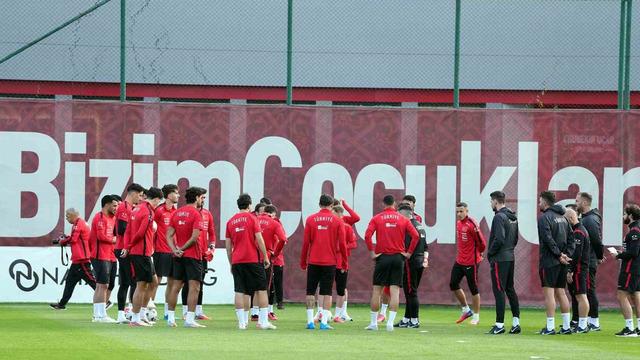 A Milli Takım, İtalya Maçı İçin Çalışmalarına Hız Verdi