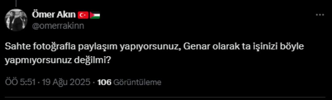 Seçim anketleriyle ünlü olan Shsan Aktaş, yapay zeka fotoğrafını gerçek olarak paylaştı ve sosyal medyada gündem oldu! 
