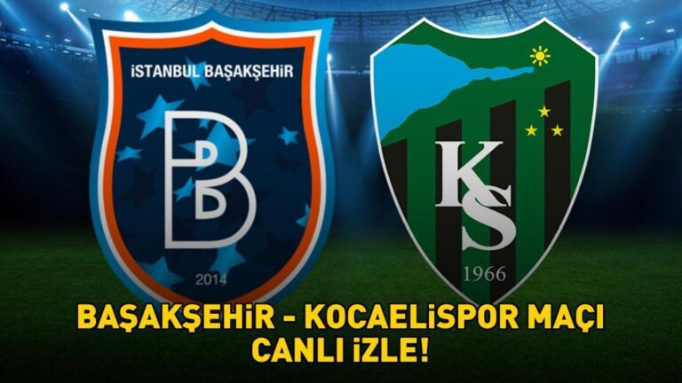 BAŞAKŞEHİR – KOCAELİSPOR MAÇINI BEIN SPORTS 1'DE ŞİFRESİZ CANLI İZLEYİN | Süper Lig BeIN Sports 1 Başakşehir – Kocaelispor maçının canlı yayın bilgileri
